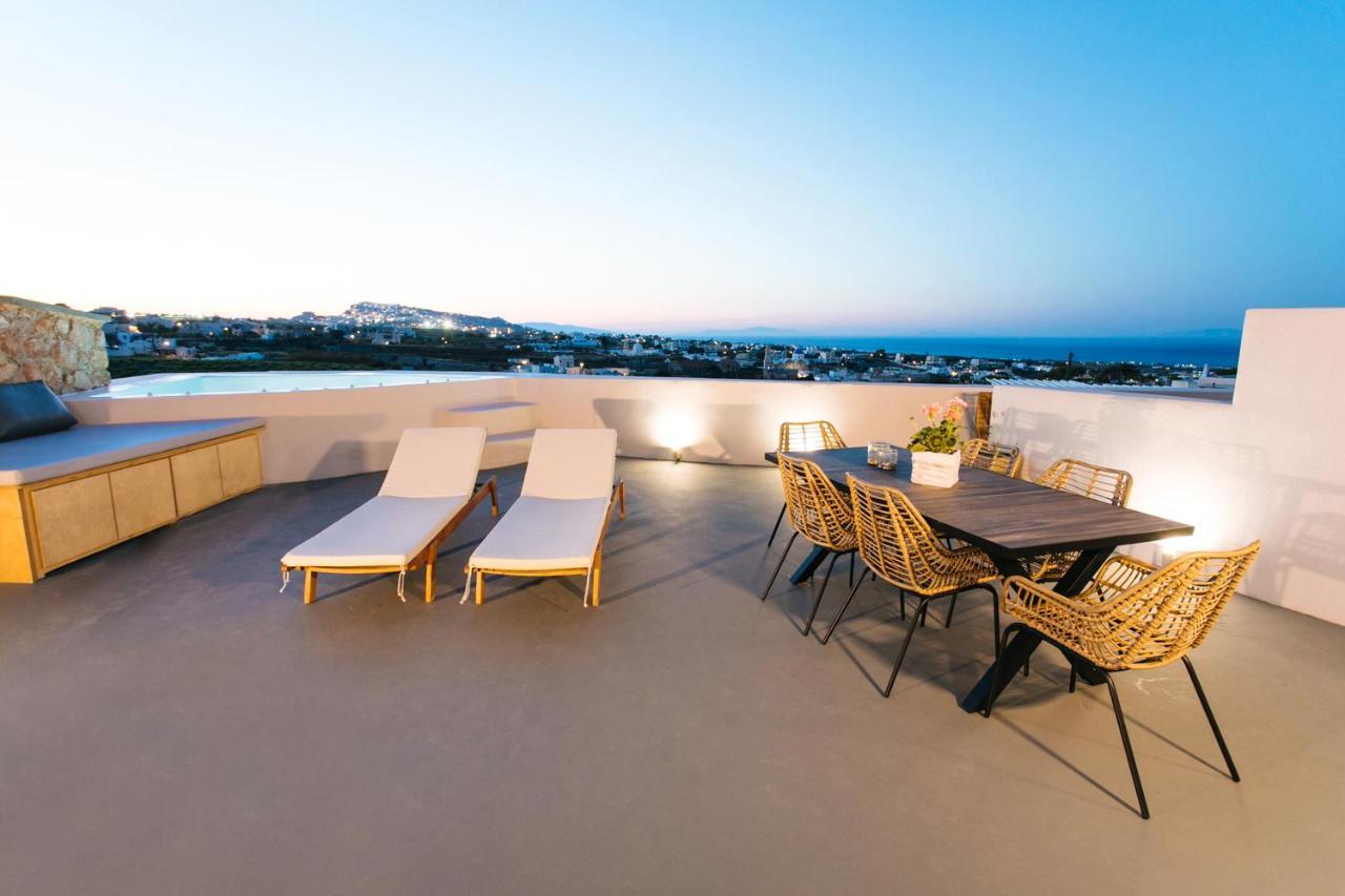 Amer Villa Santorini With Outdoor Hot Tub Vóthon المظهر الخارجي الصورة