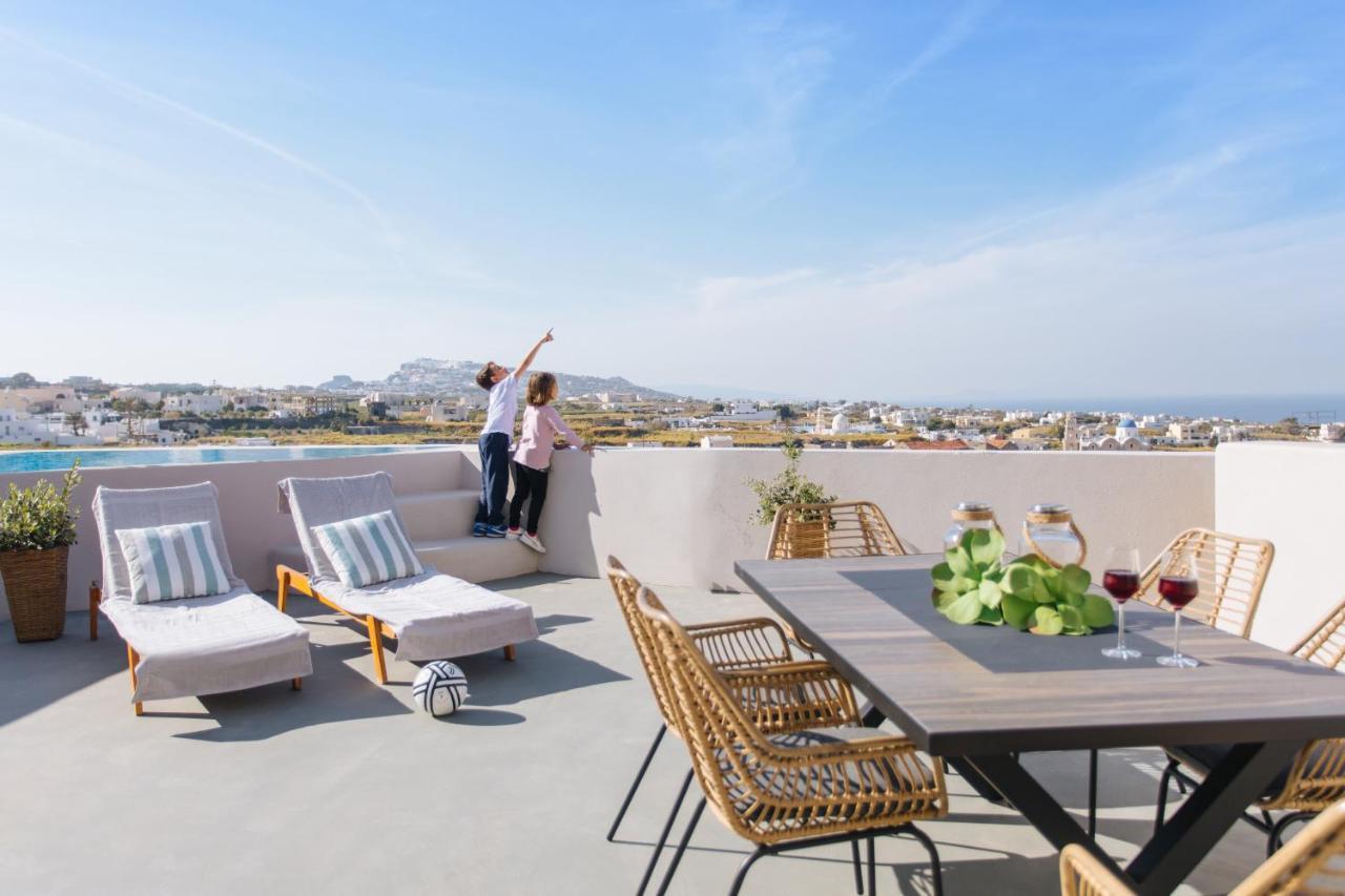 Amer Villa Santorini With Outdoor Hot Tub Vóthon المظهر الخارجي الصورة