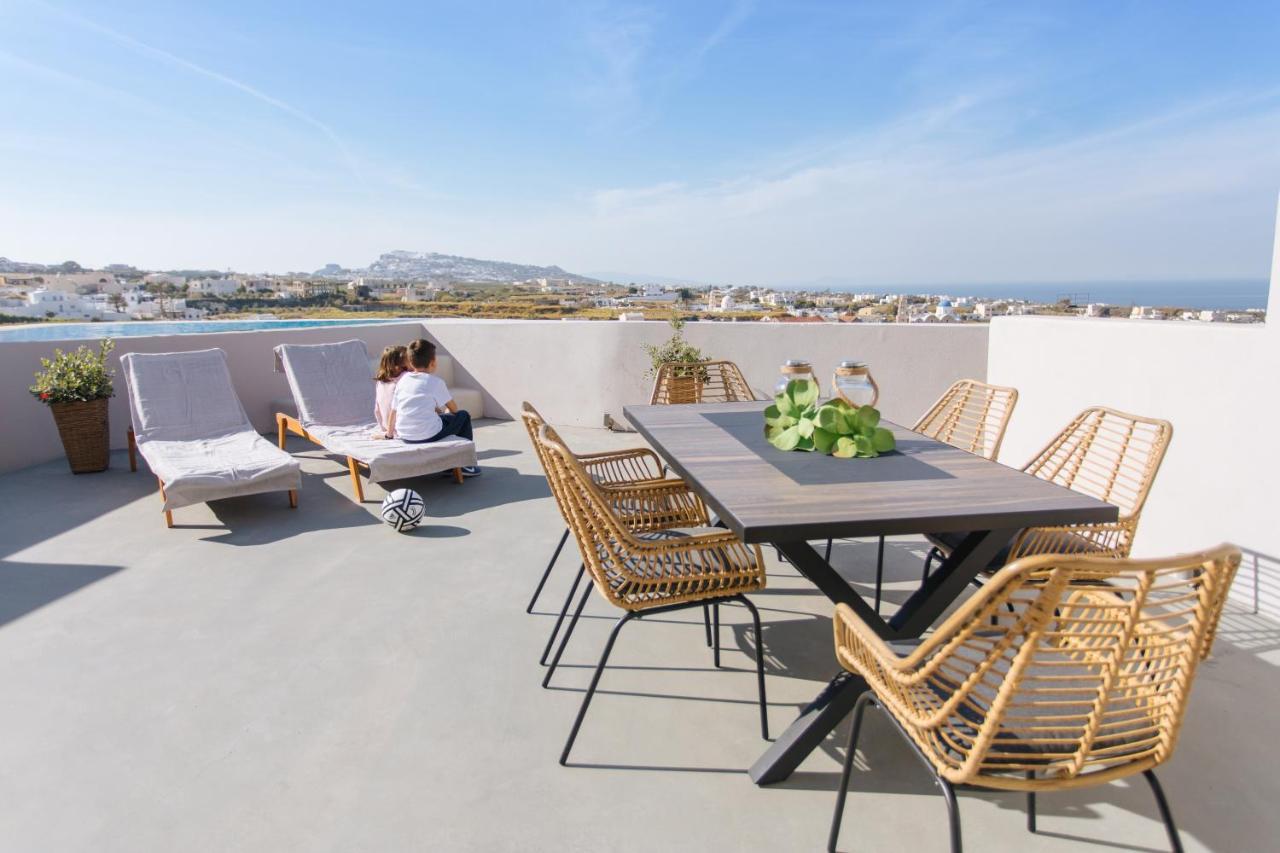 Amer Villa Santorini With Outdoor Hot Tub Vóthon المظهر الخارجي الصورة